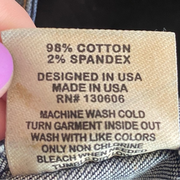 Free People Artisan De Luxe Womens Low Rise Jeans Sz 27 Embroidered Patch Denim - Picture 7 of 10